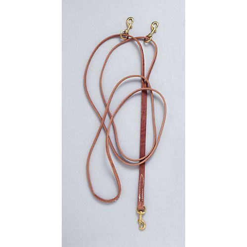 Royal King Leather Draw Reins Brn