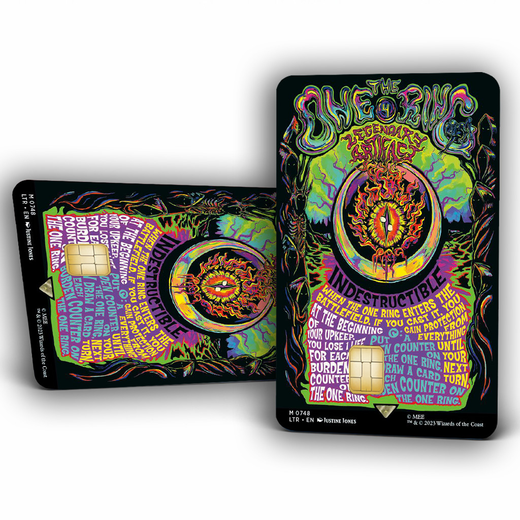 Lord of the Rings: The One Ring Borderless  | Credit Card Skin/Sticker |  2 Pack