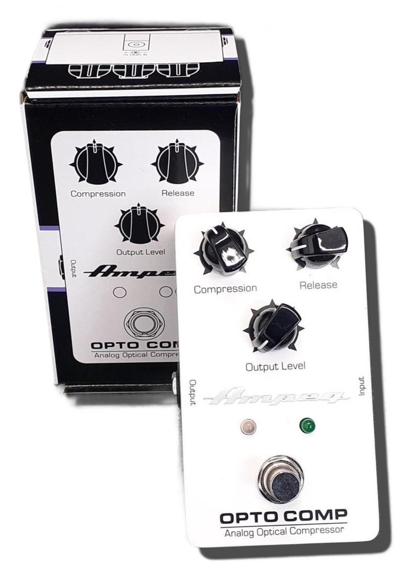 Ampeg OPTO Compressor Effects Pedal Tested & Works 92292