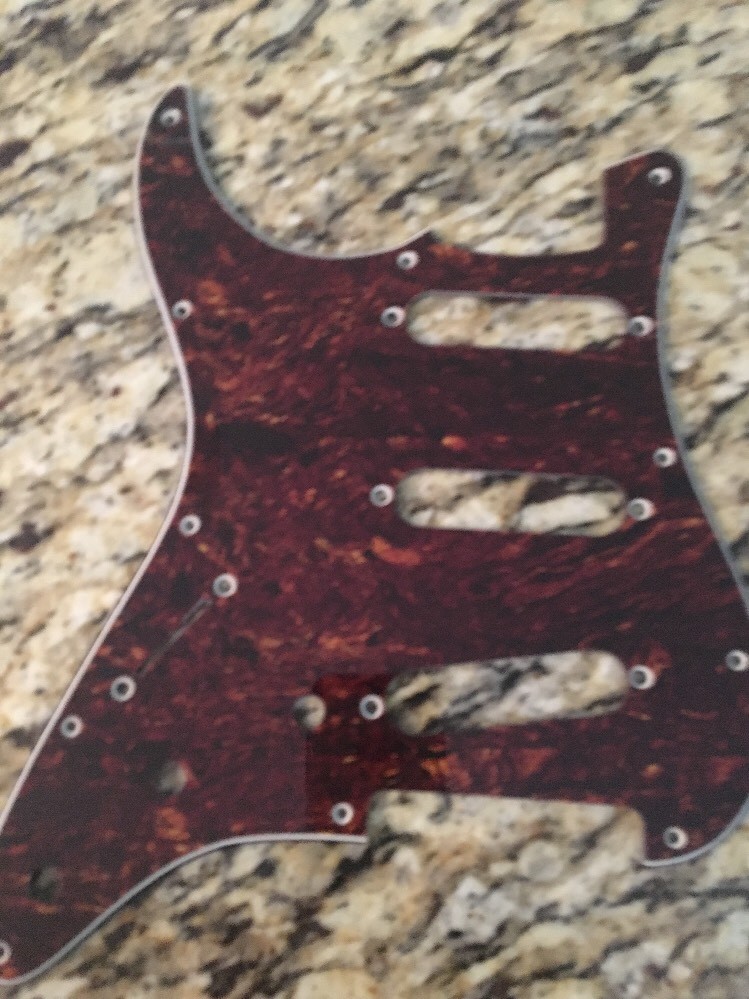 New Tortoise Shell Lefty Pickguard For Fender Stratocaster Guitar 3 SINGLE COIL