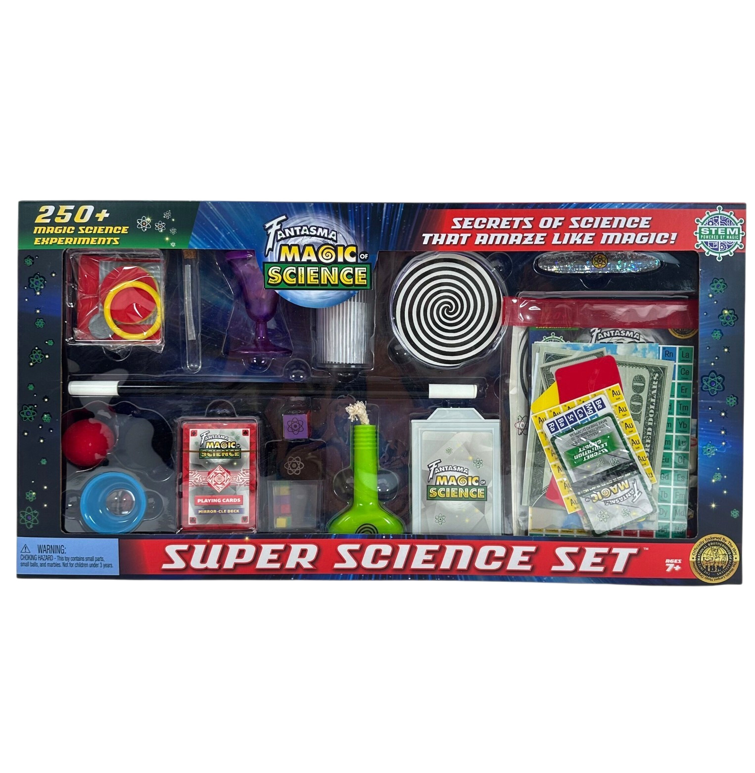 Fantasma Magic Science Super Set Kit Over 250 Tricks Kids Ages 7+ Toy Game NEW
