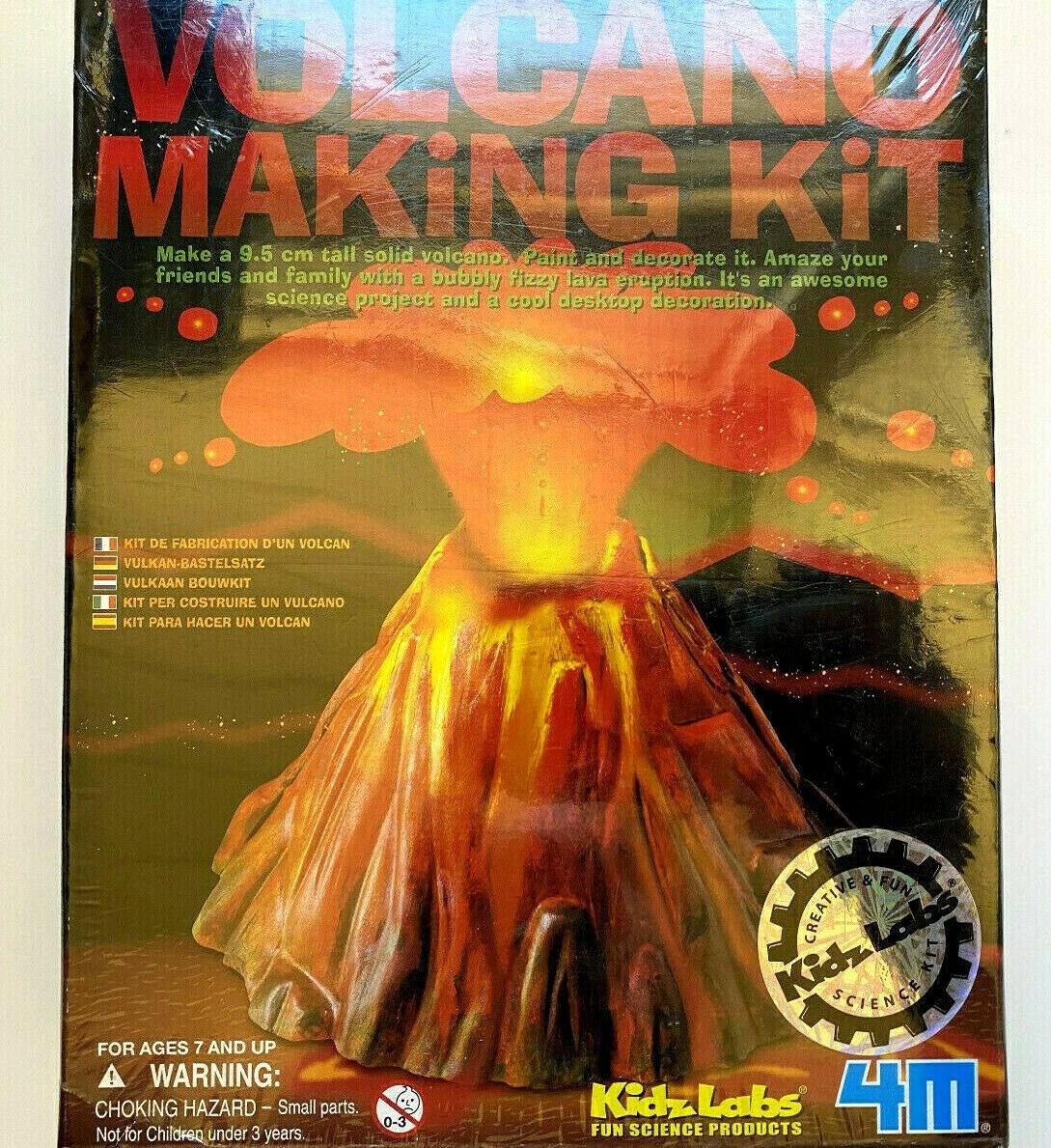 Kids Labs 4M Education Science volcano making kid lava eruption New sealed