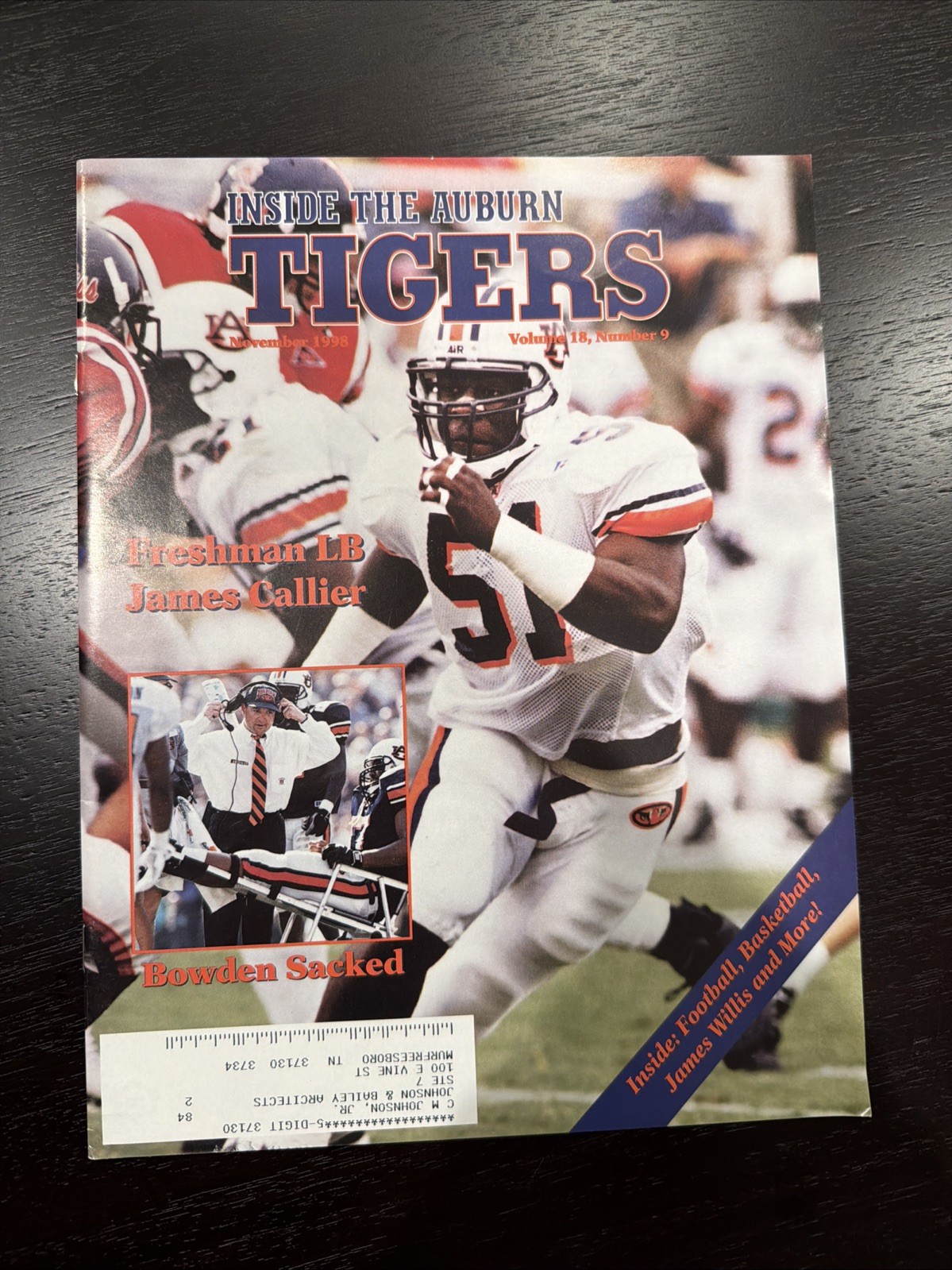 Inside The Auburn Tigers 1998 Terry Bowden Sacked Magazine