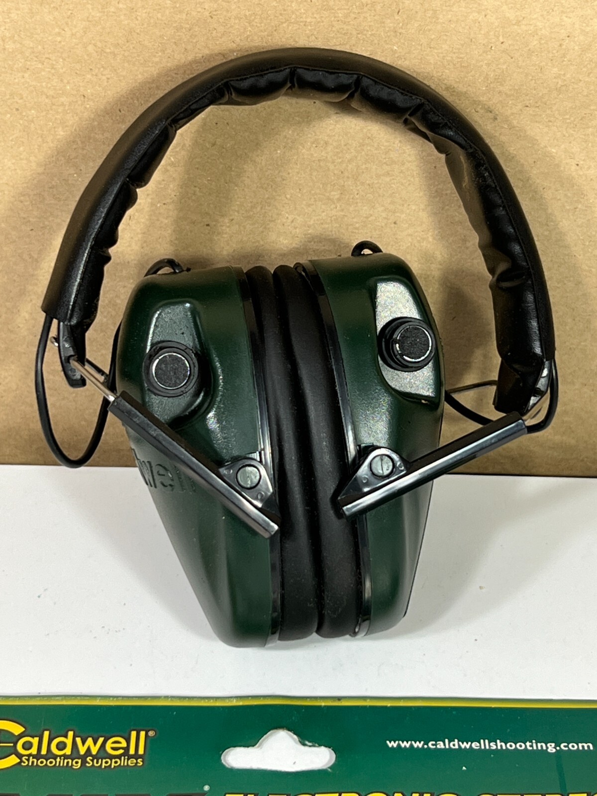 Caldwell E-MAX Low Profile Electronic Hearing Protection Green/Black 487-557