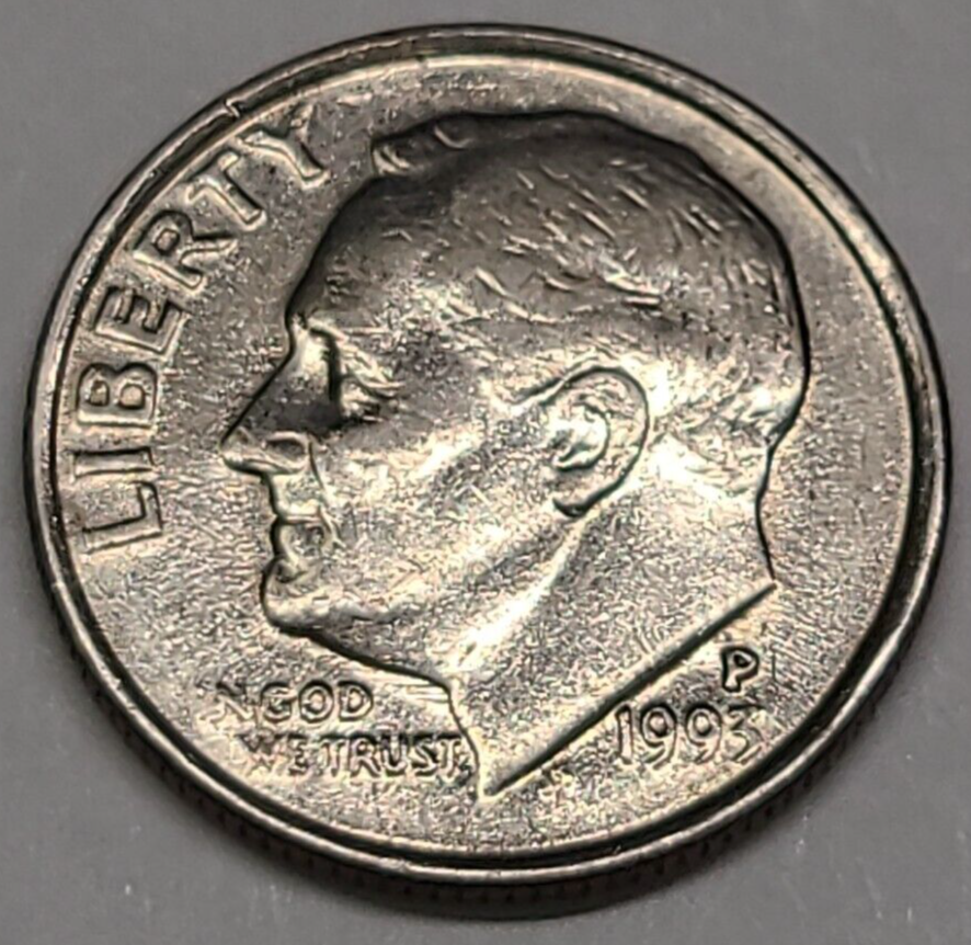 1993 P D Roosevelt Dime Clad ** ON HAND **