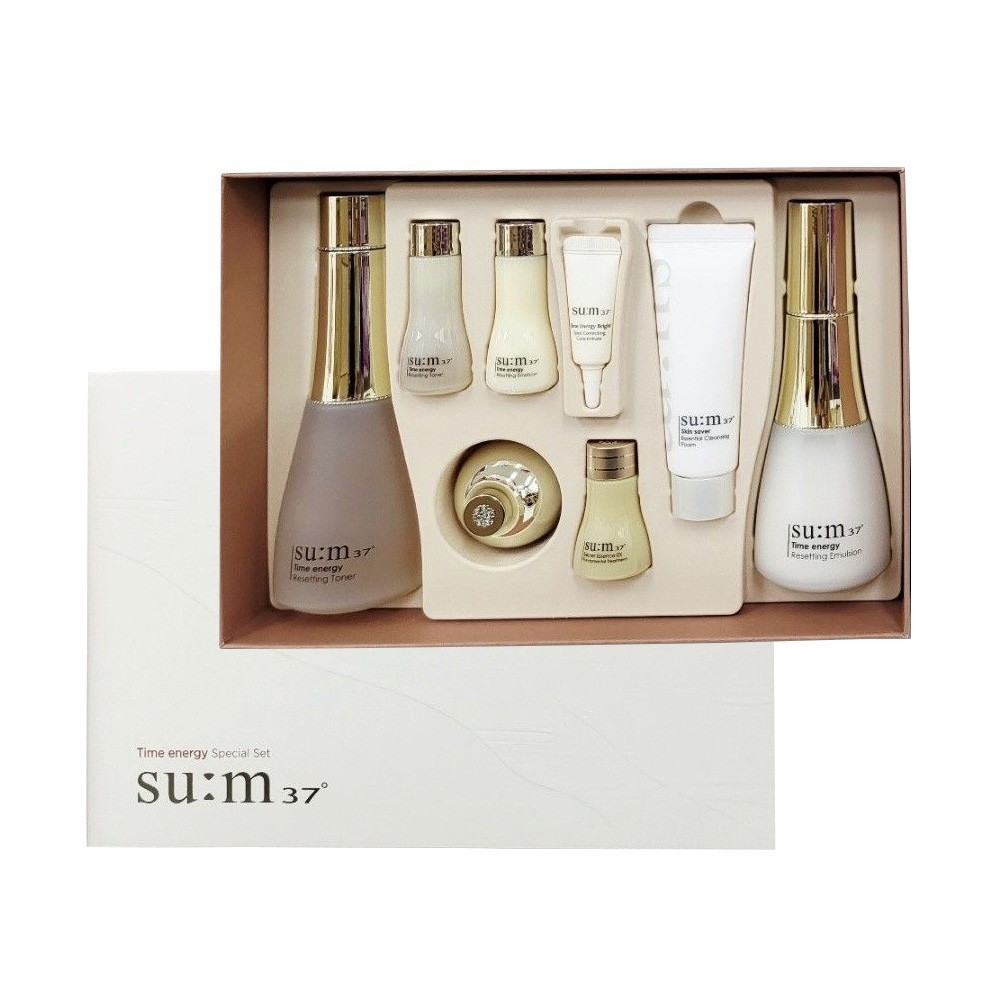 SUM37 Time Energy Resetting Skin care Duo Set  Natural fermented moisturizing