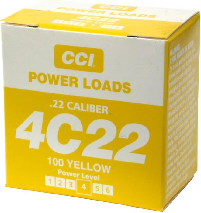 DT Systems .22 Caliber 4C22 Blank Power Loads 100 Yellow 60-80 Yards 88117