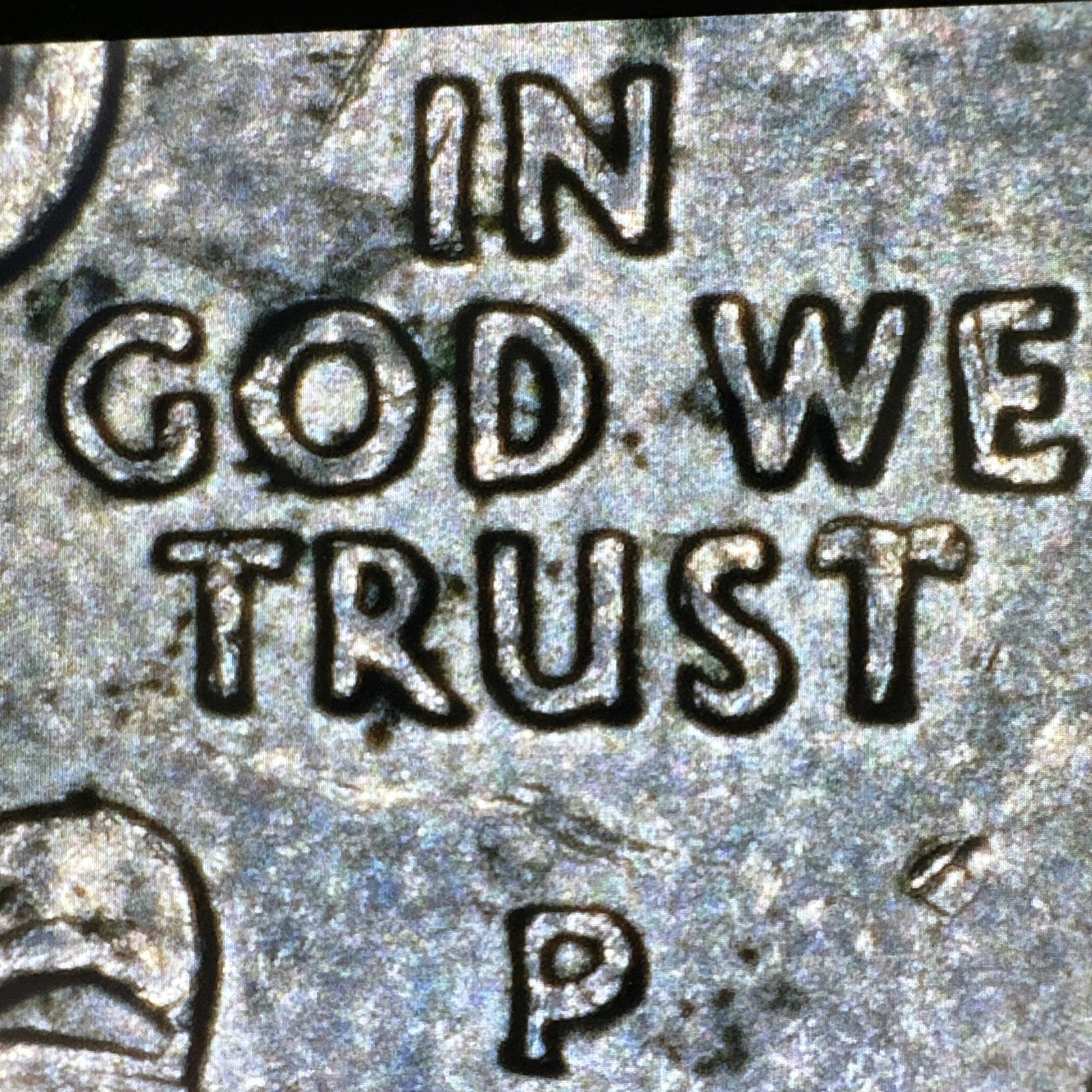 2002-P Indiana State Quarter Error. Die Break, DDR/DDO