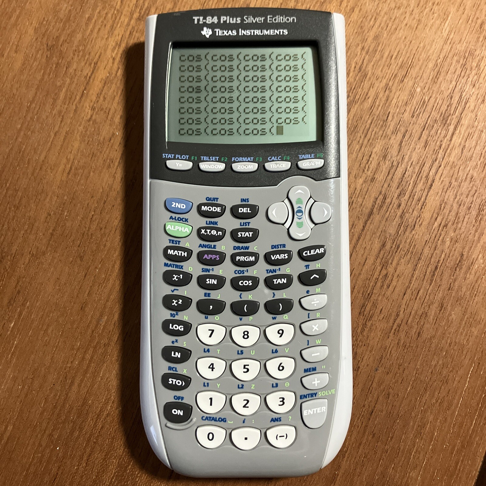 Texas Instruments Calculator TI-84 Plus Silver Edition Graphing Scientific