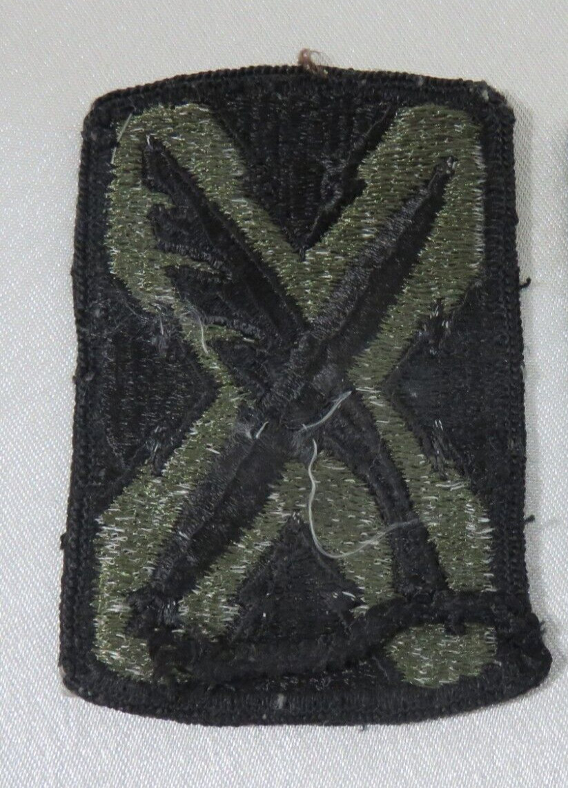 USA Army 300th Military Intelligence Brigade Single Patch Olive on Black