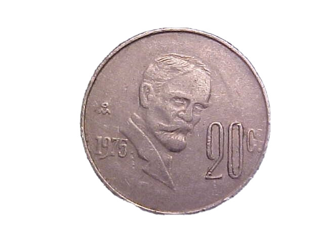 1975 Mexico 20 Centavos KM# 442 -Very Nice Circ Collector Coin-c3519xux