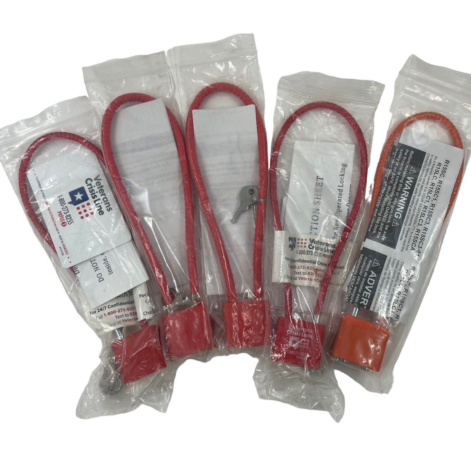 Five Cable Gun Lock Pistol Shotgun Rifle Child Safety Locks