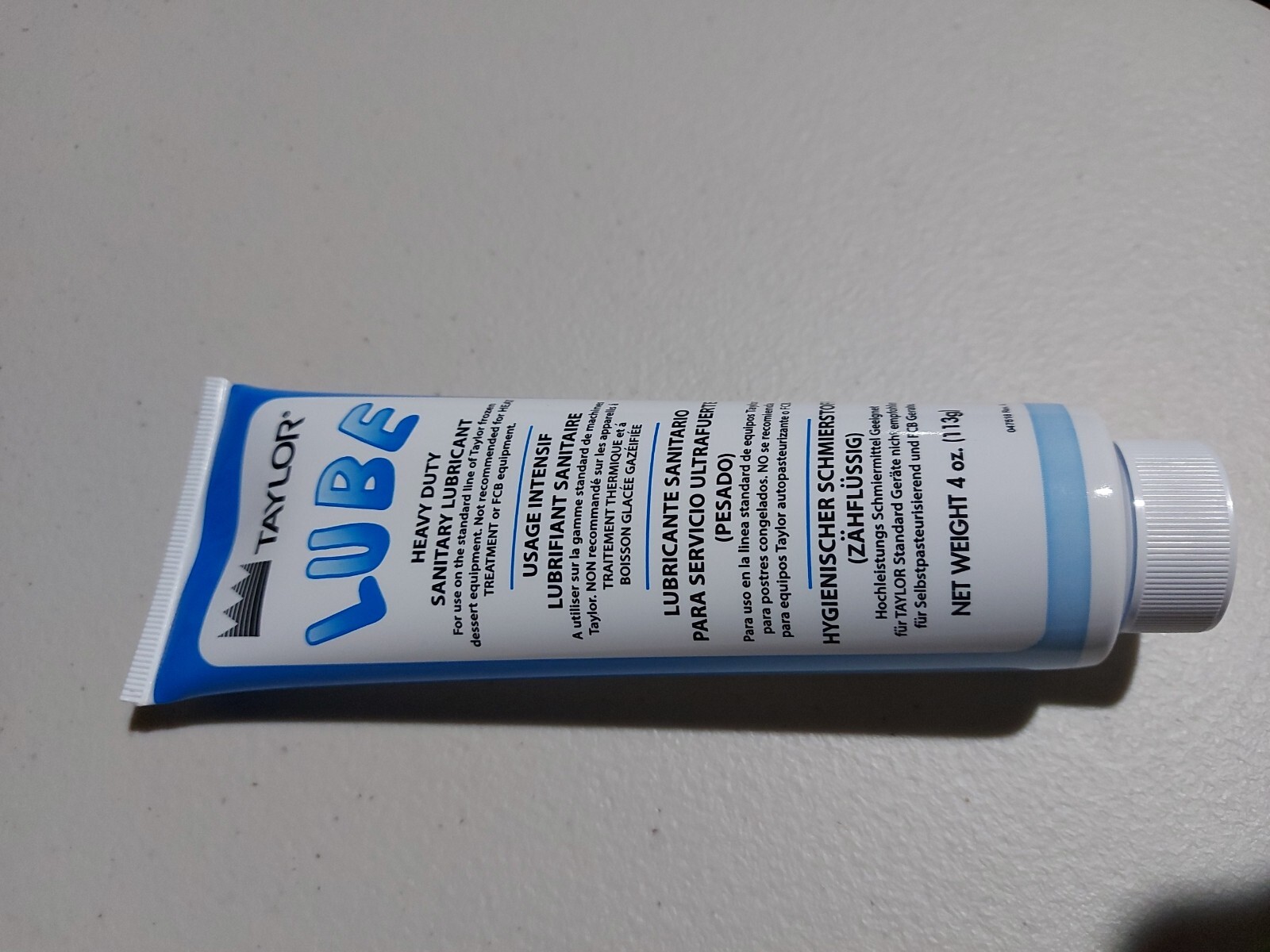 Taylor 47518  -  4 oz Tube Sanitary Soft Serve Lubricant Free Shipping USA Only