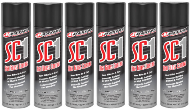 6 Cans Maxima Racing Oils 78920 SC1 High Gloss Coating