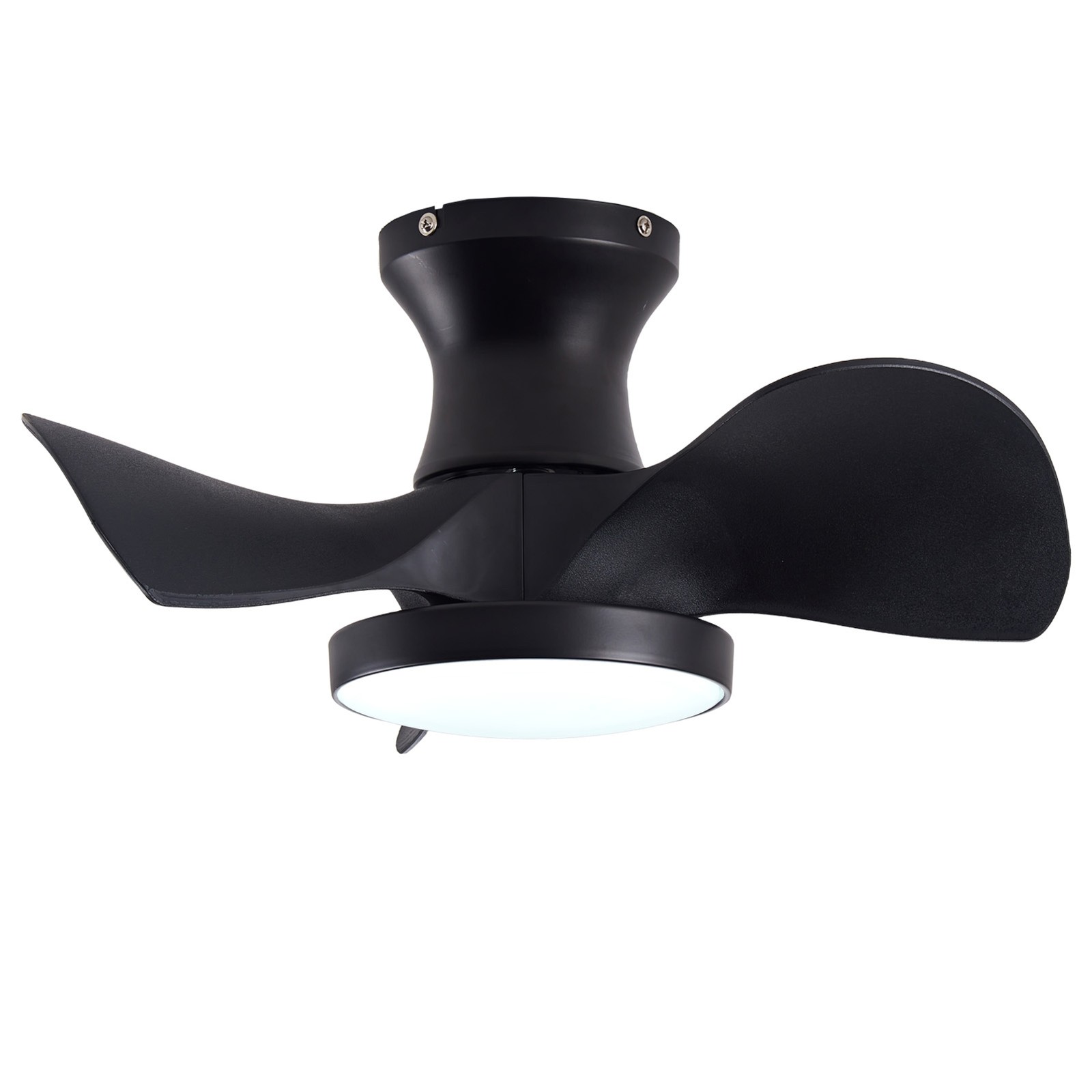 Ceiling Fan w/ Remote Control, 3 Speed & Light, Reversible DC Motor, Low Noise