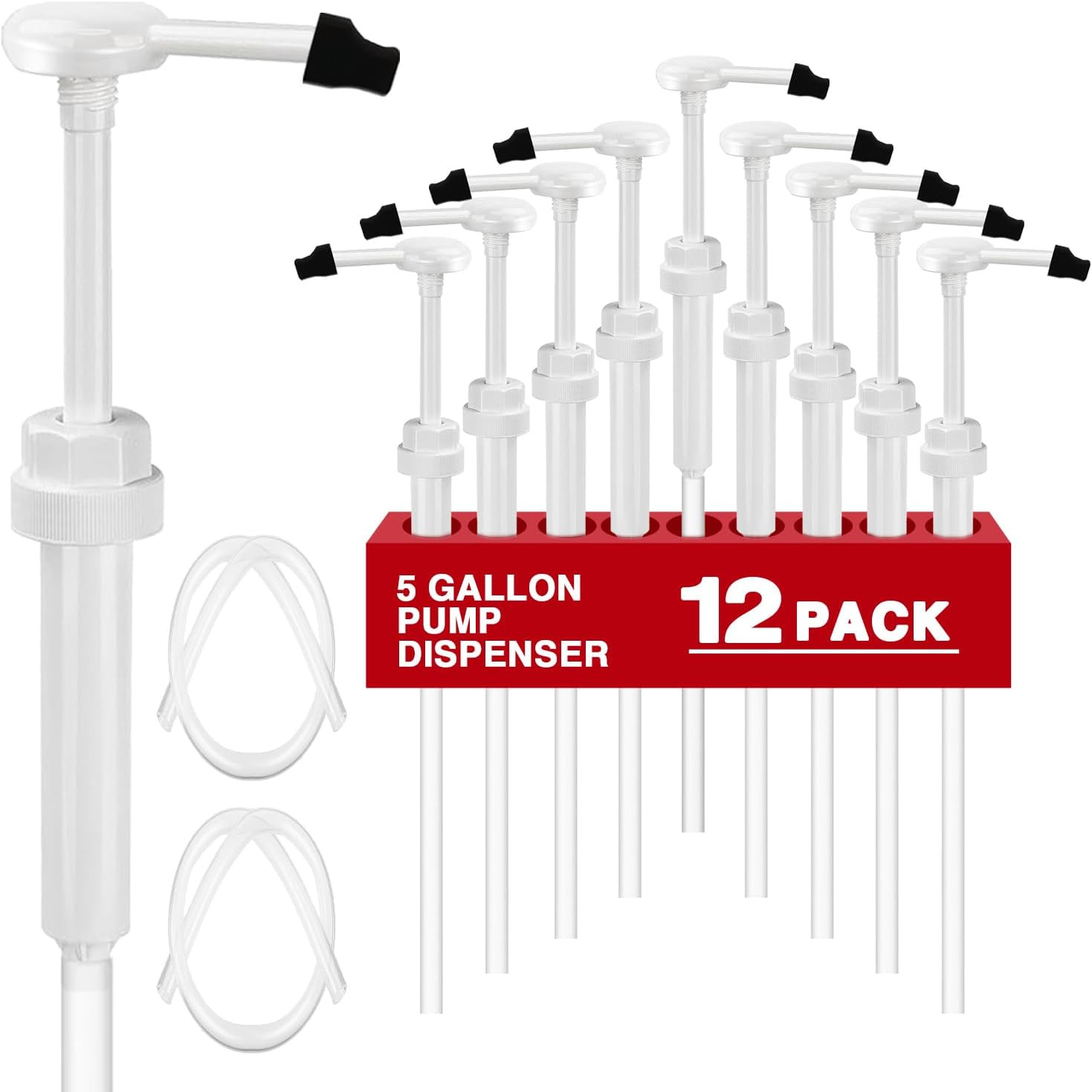 12 Pcs 5 Gallon Pump Dispenser 38-400 1 Oz Dispenser Pump for Large Gallon Bucke