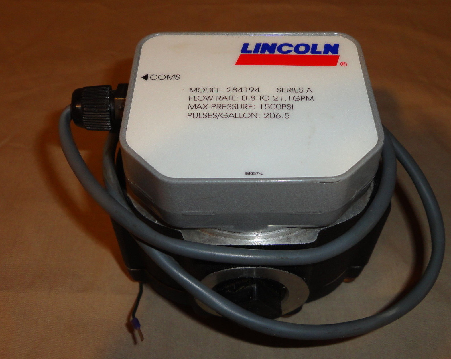 LINCOLN 284194 PULSE OUTPUT METER MOTOR OIL LUBRICATION EQUIPMENT LUBE TOOL NEW