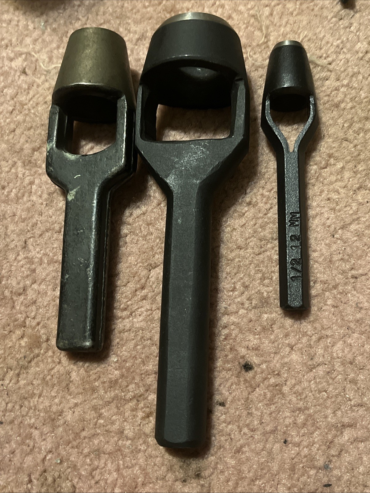 SET OF 3 ARCH PUNCHES GENERAL OSBORNE 1-2” 1-1/4” 15/16”