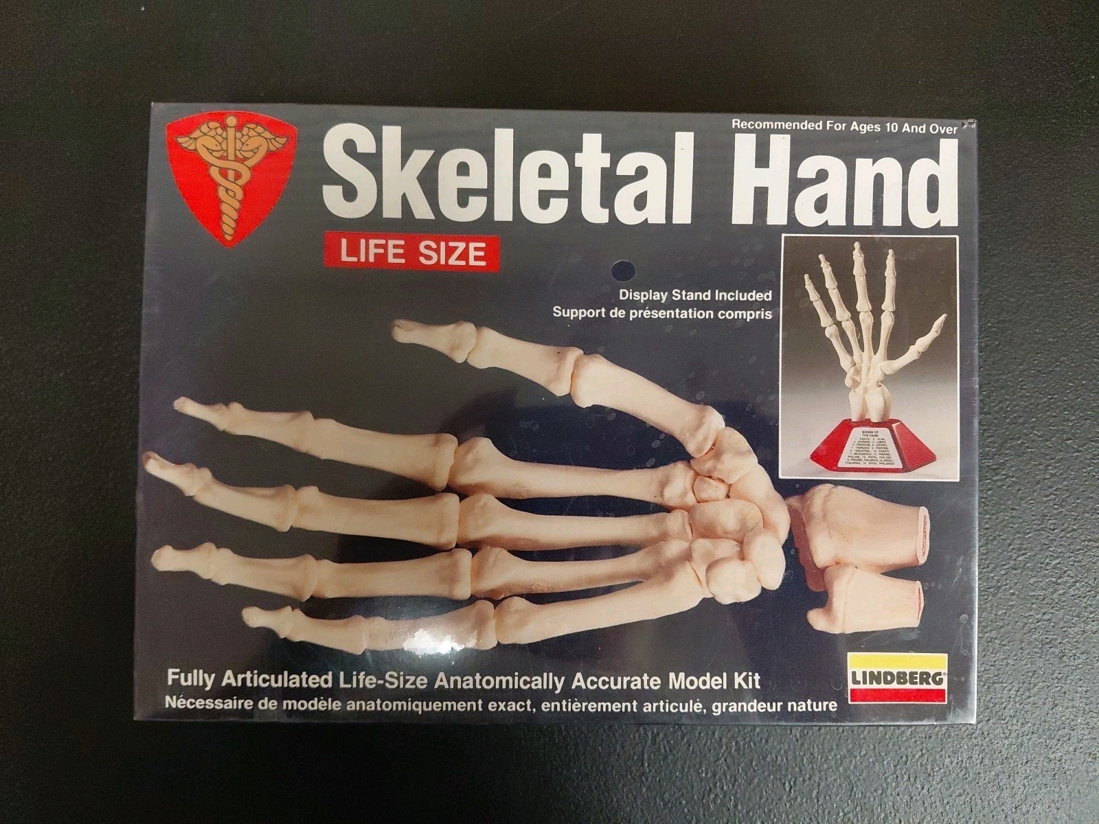 Lindberg Skeletal Hand Life Size FS NEW Model Kit No. 71342