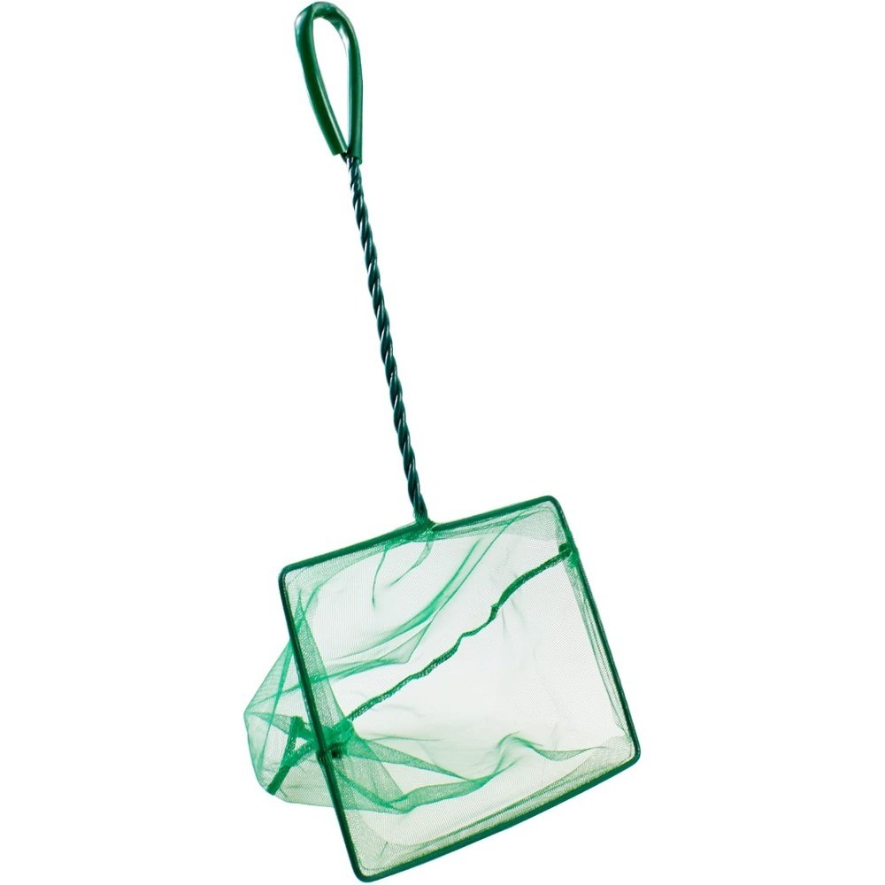 Fish Tank Cleaning Net Aquarium Skimmer Tool with Long Handle for Small Ponds