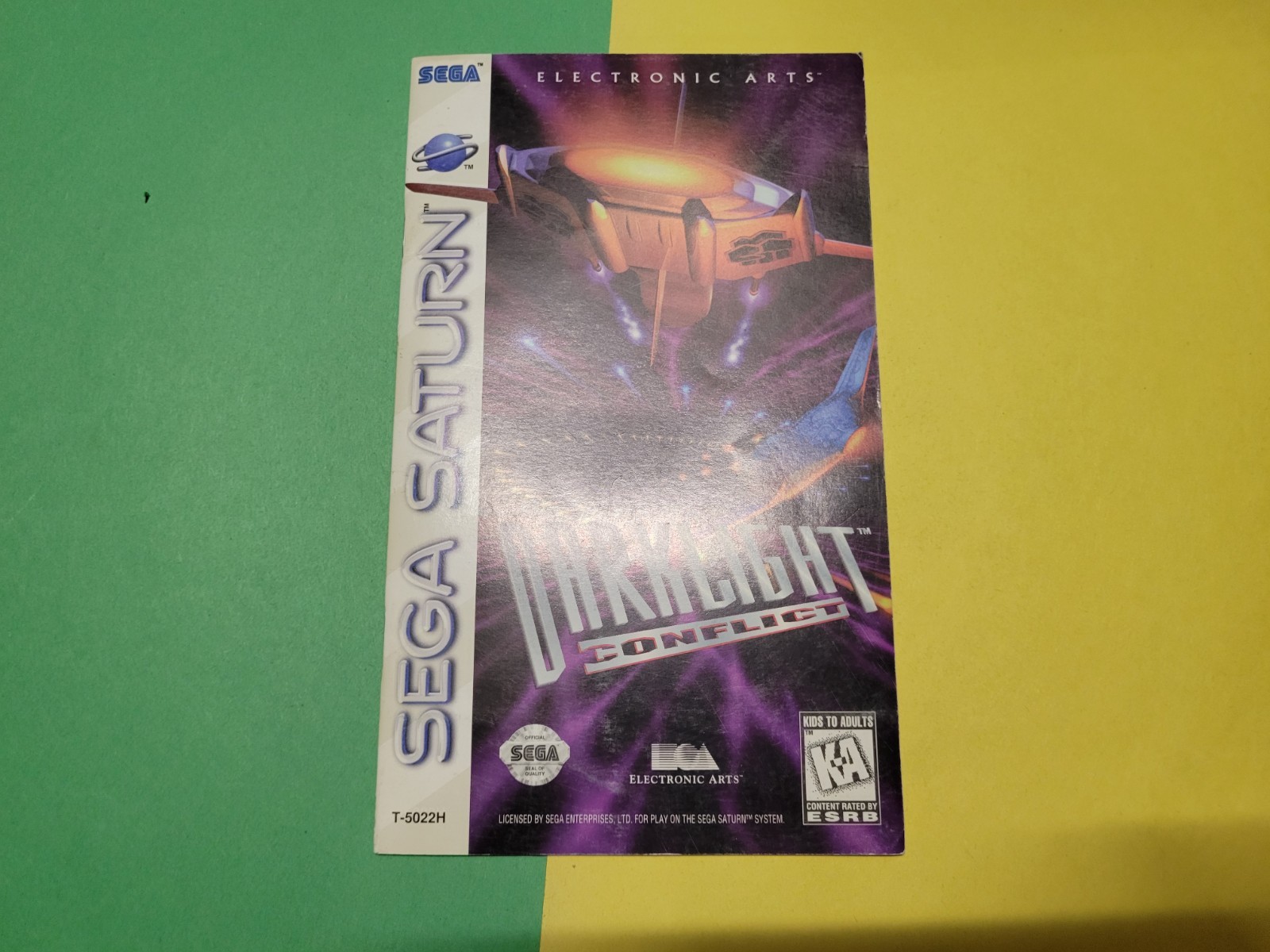 Darklight Conflict (Sega Saturn, 1997) Manual Only