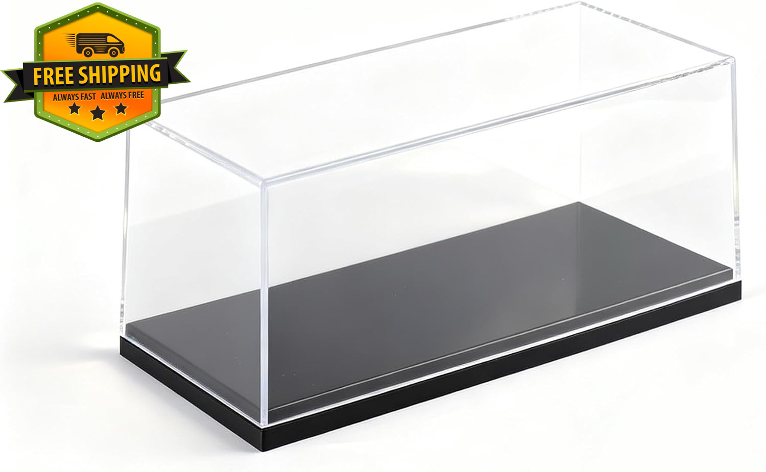 1:18 Scale Acrylic Model Car Display Case Stackable Dustproof Collectible Box