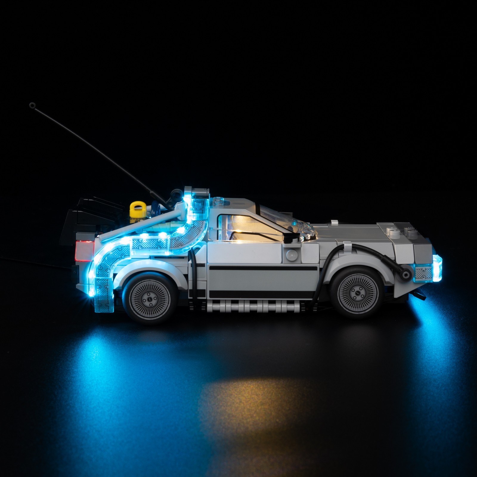 LED Light Kit for LEGO® Time Machine from Back to the Future 77256