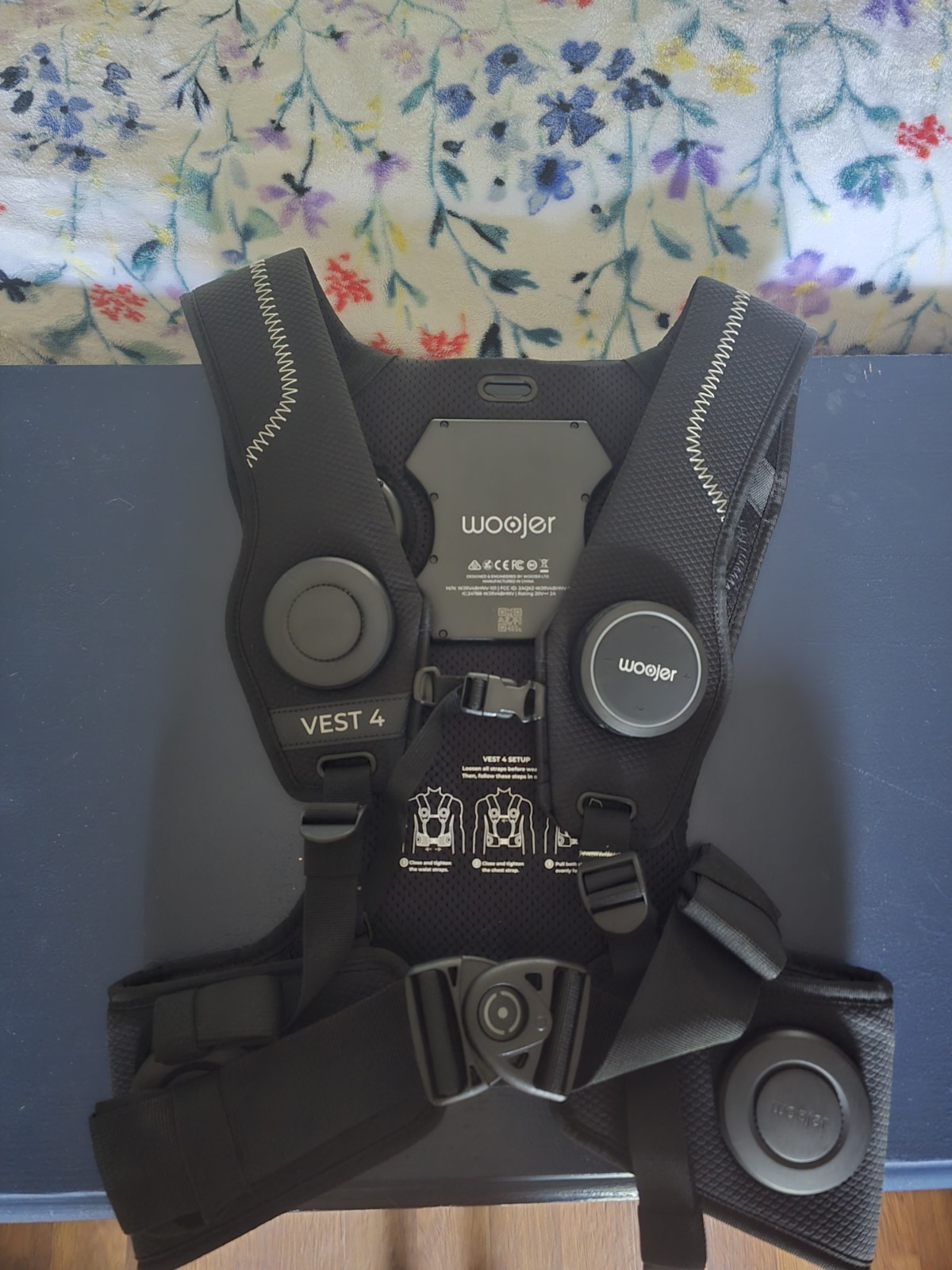 Woojer Haptic HD VR Gaming Vest 4 Black, OSFA