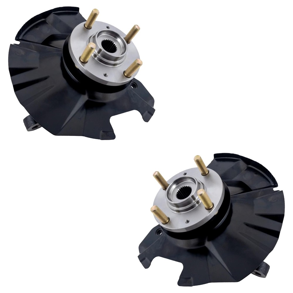 Pair Of Front Knuckles 2006-2011 Hyundai Accent GS GSI 4 Cyl 1.6L 517151E100