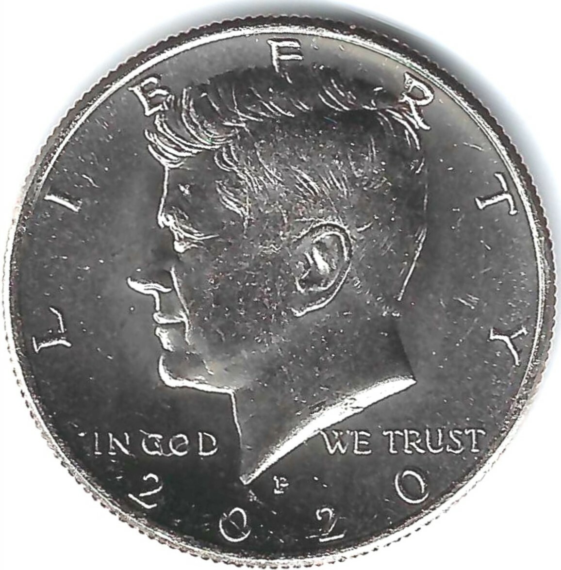 2020-P Brilliant Uncirculated Copper-Nickel Clad Copper Strike Half Dollar Coin!