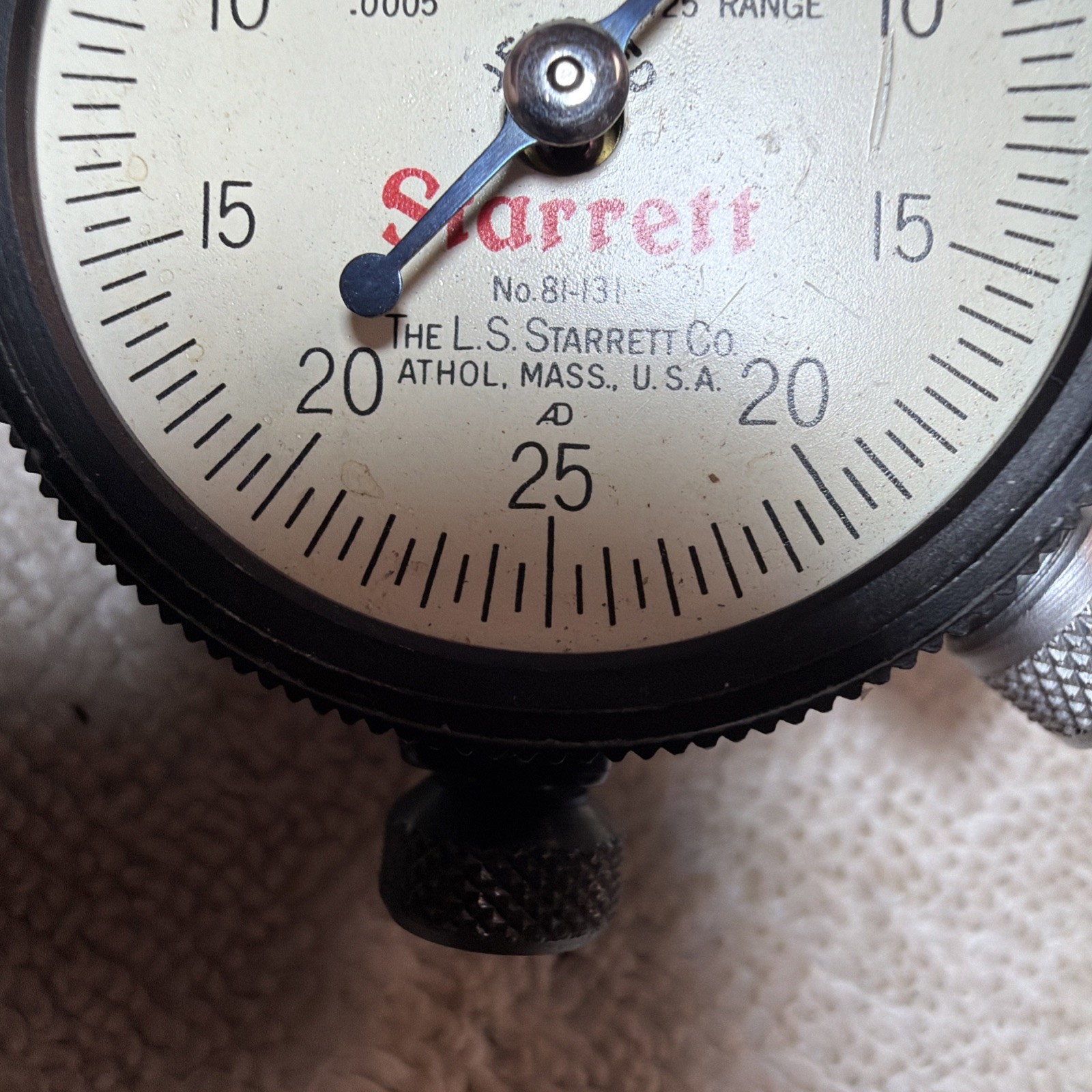 Starrett No. 81-145 Dial Indicator