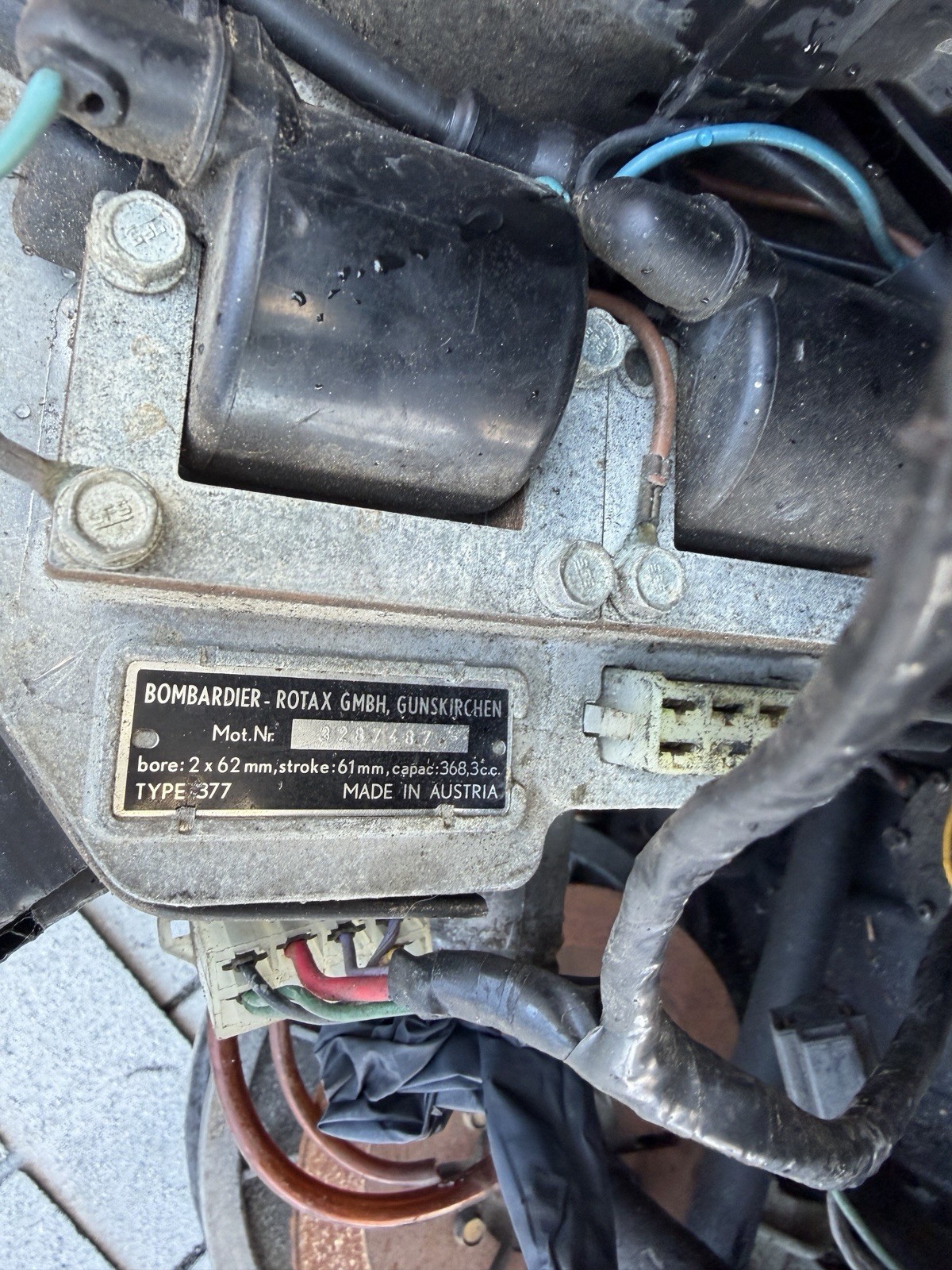 Ski-Doo Citation OEM Square Speedometer 3.15" Cable/Fitting 710 Miles!