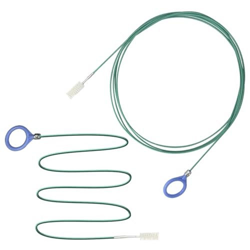 2 Pack 118 Inch Long Flexible Tube Cleaning Brush,Flexible Drain Brush Tube