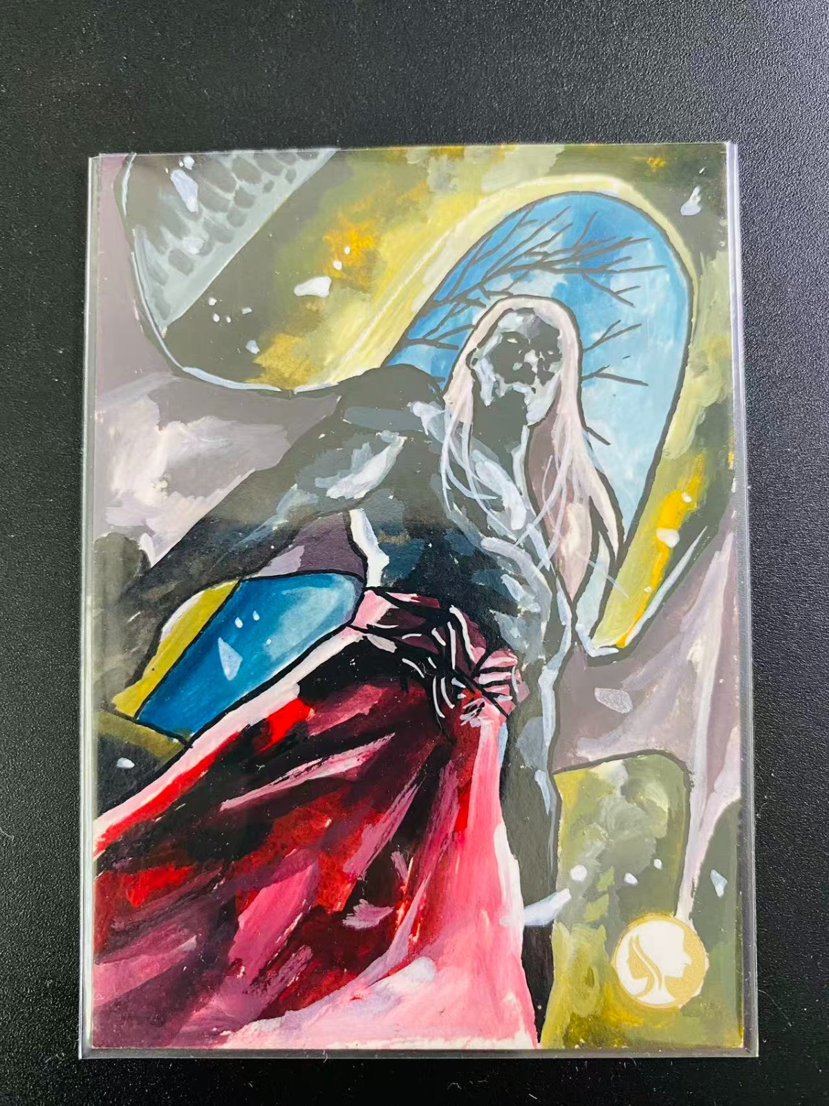 CZH Studio Shapeshifter Gothic Vampire Lord Portrait 1/1 Sketch by Al Fernandez