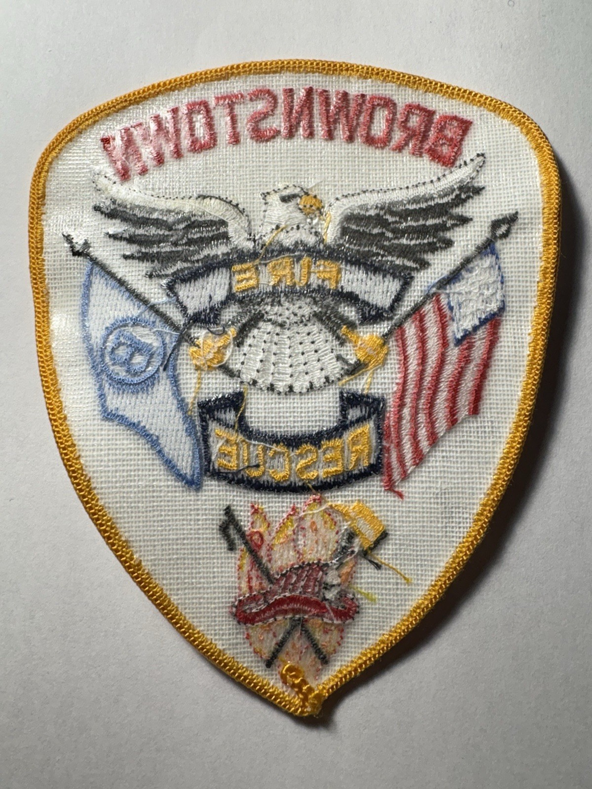 Brownstown Michigan Fire Rescue Patch