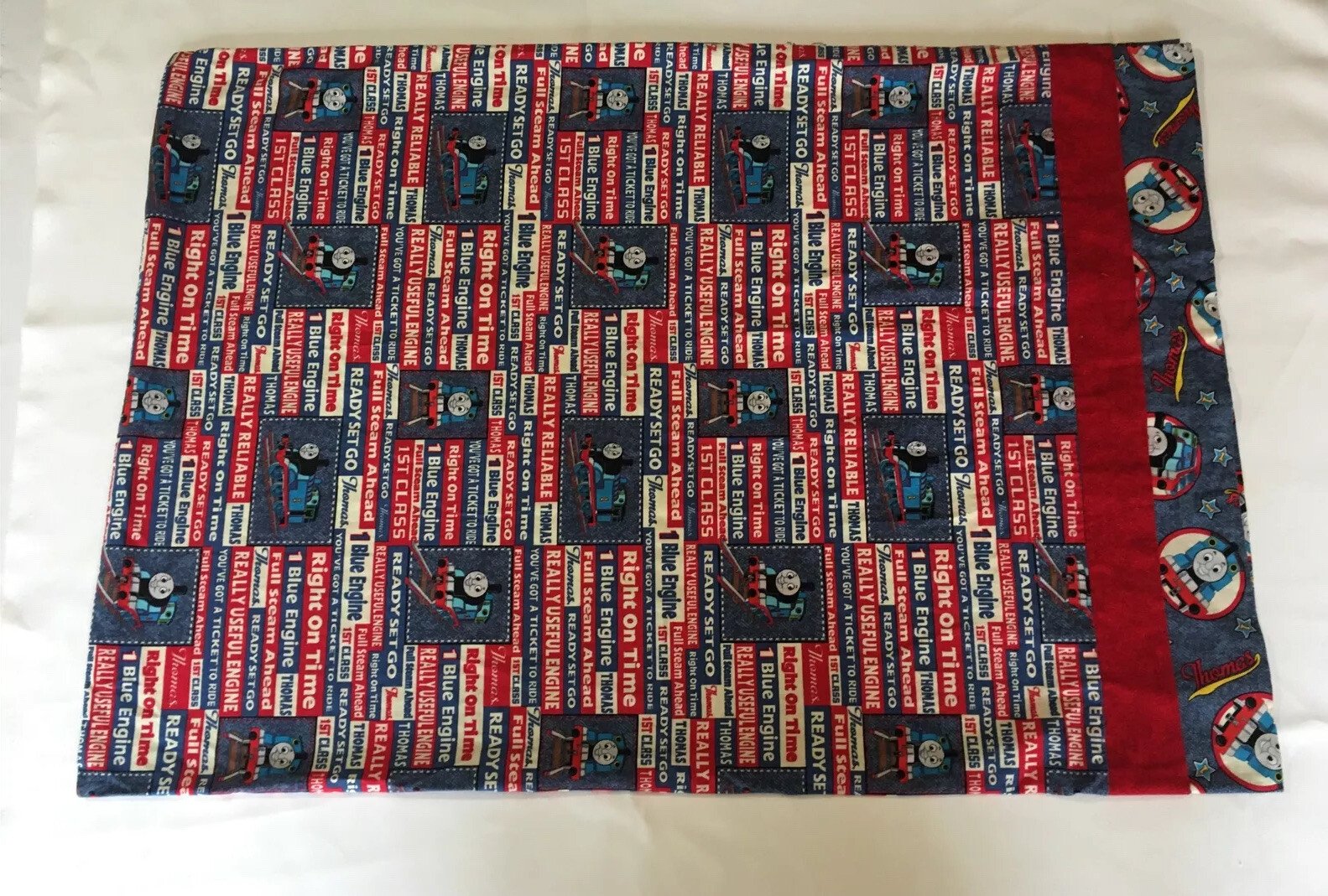 Thomas The Train Tank Engine Pillowcase Handmade
