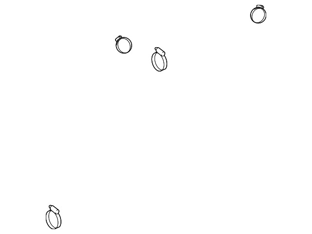 Genuine Volvo Hose Clamp 988027