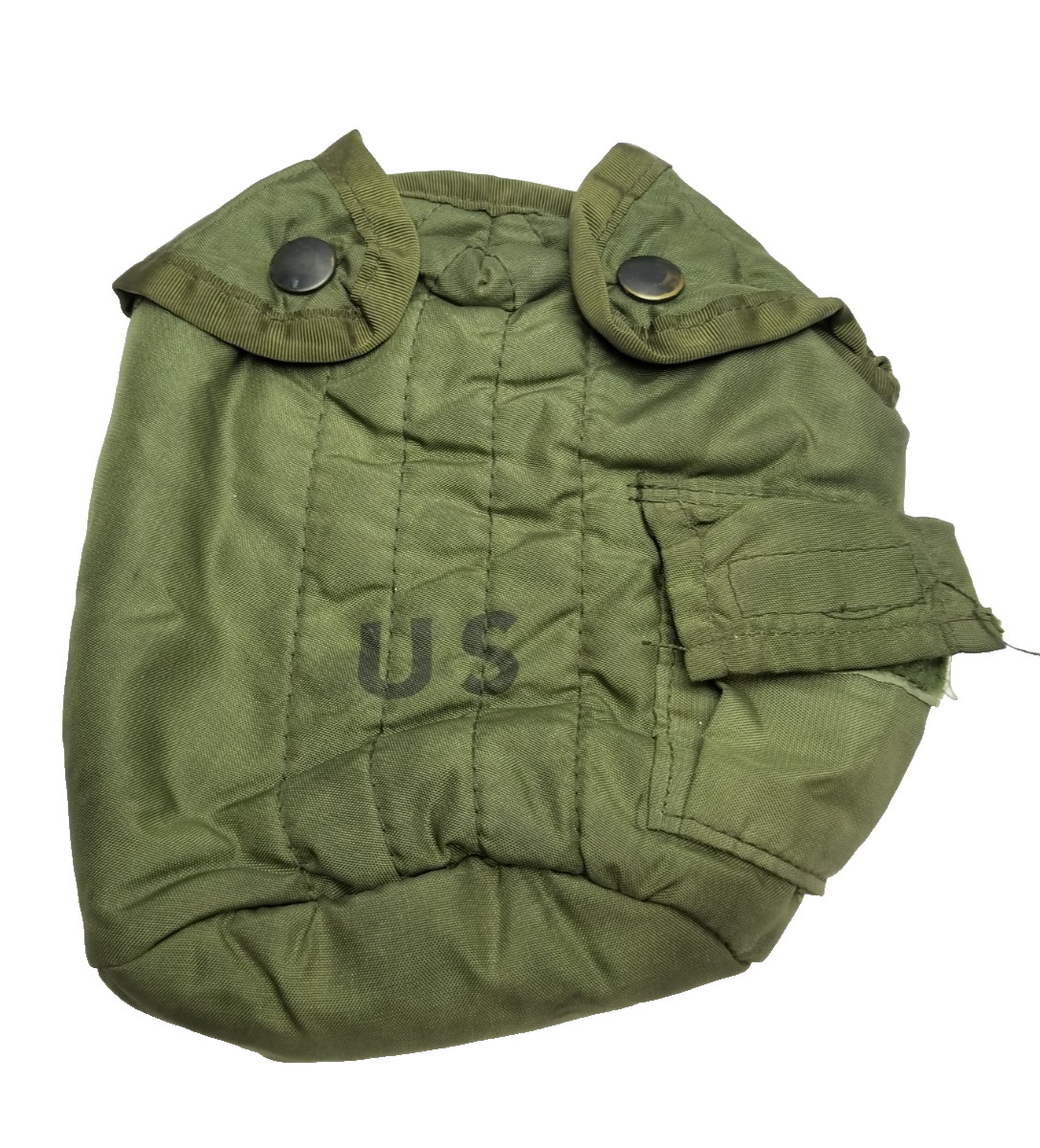 US Military Canteen Cover with Vertical Stitching Dated 1973 - US Army