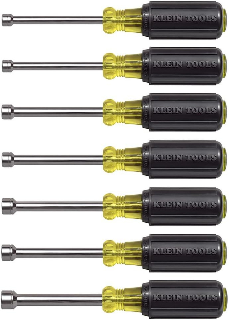 65160 Tool Set, Made in USA, Metric Nut Driver Set Sizes 5, 5.5, 6, 7, 8, 9, and