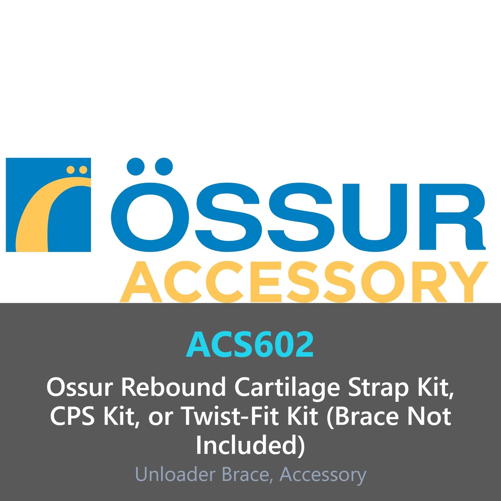 Ossur Rebound Cartilage Strap Kit or Twist-Fit Kit (Brace Not Included)