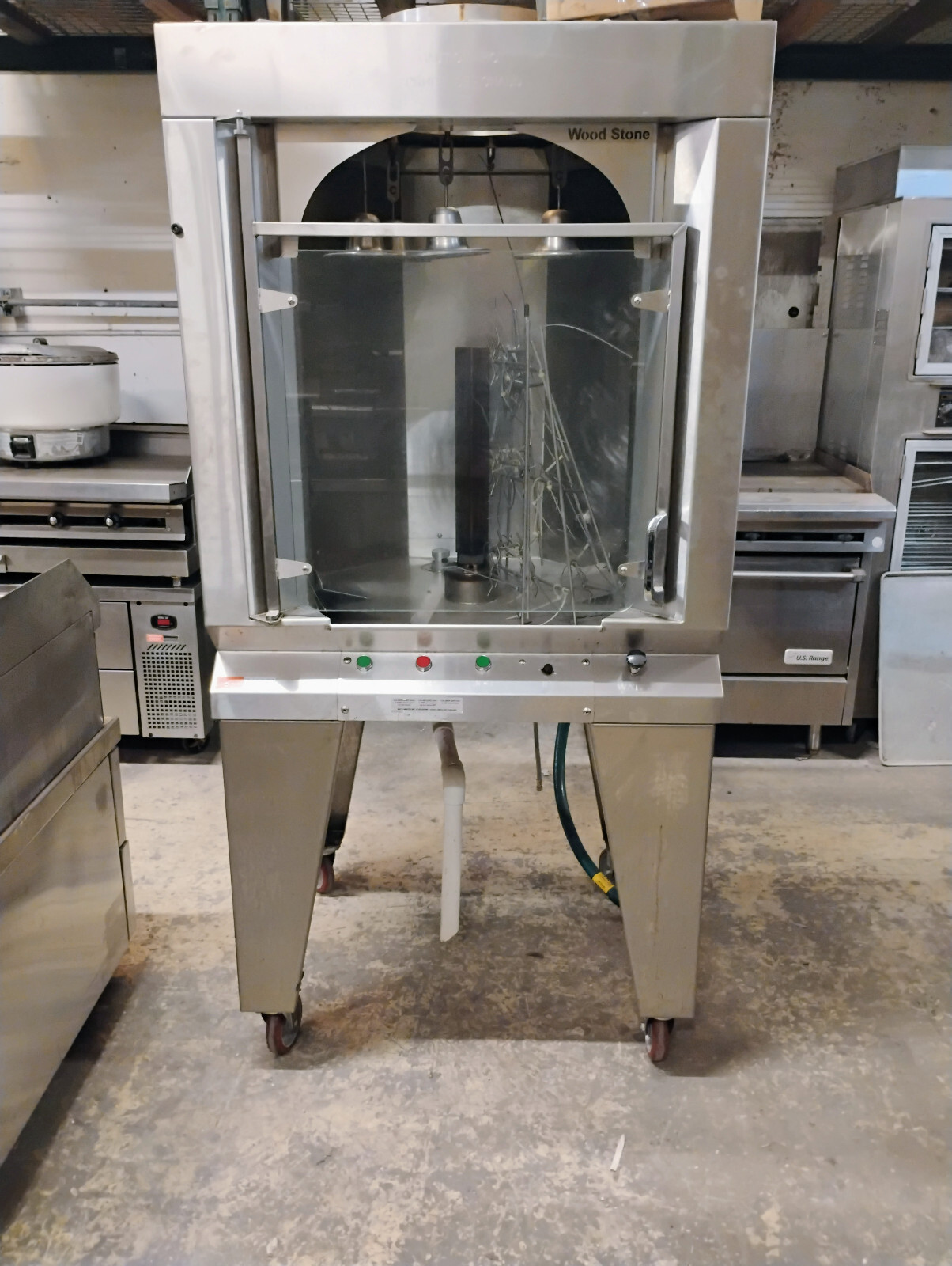 WS-GVR-6-NG WOOD STONE USED GAS ROTISSERIE FREIGHT 685.00
