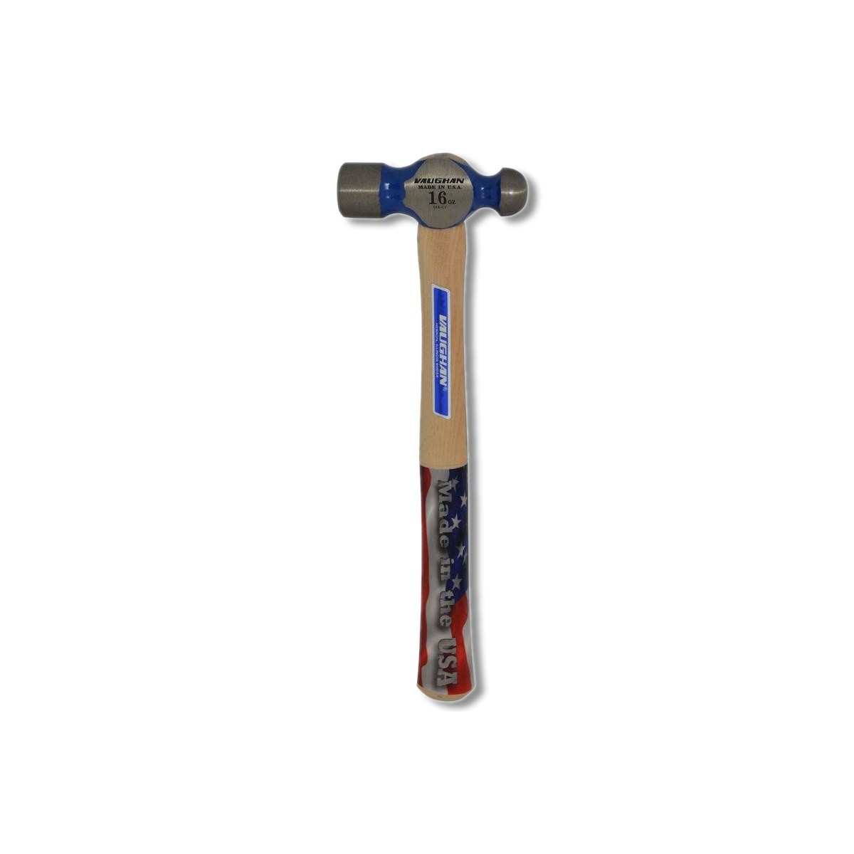 Vaughan 16 oz Ball Pein Hammer High Carbon Steel Head 13.75 in TC016