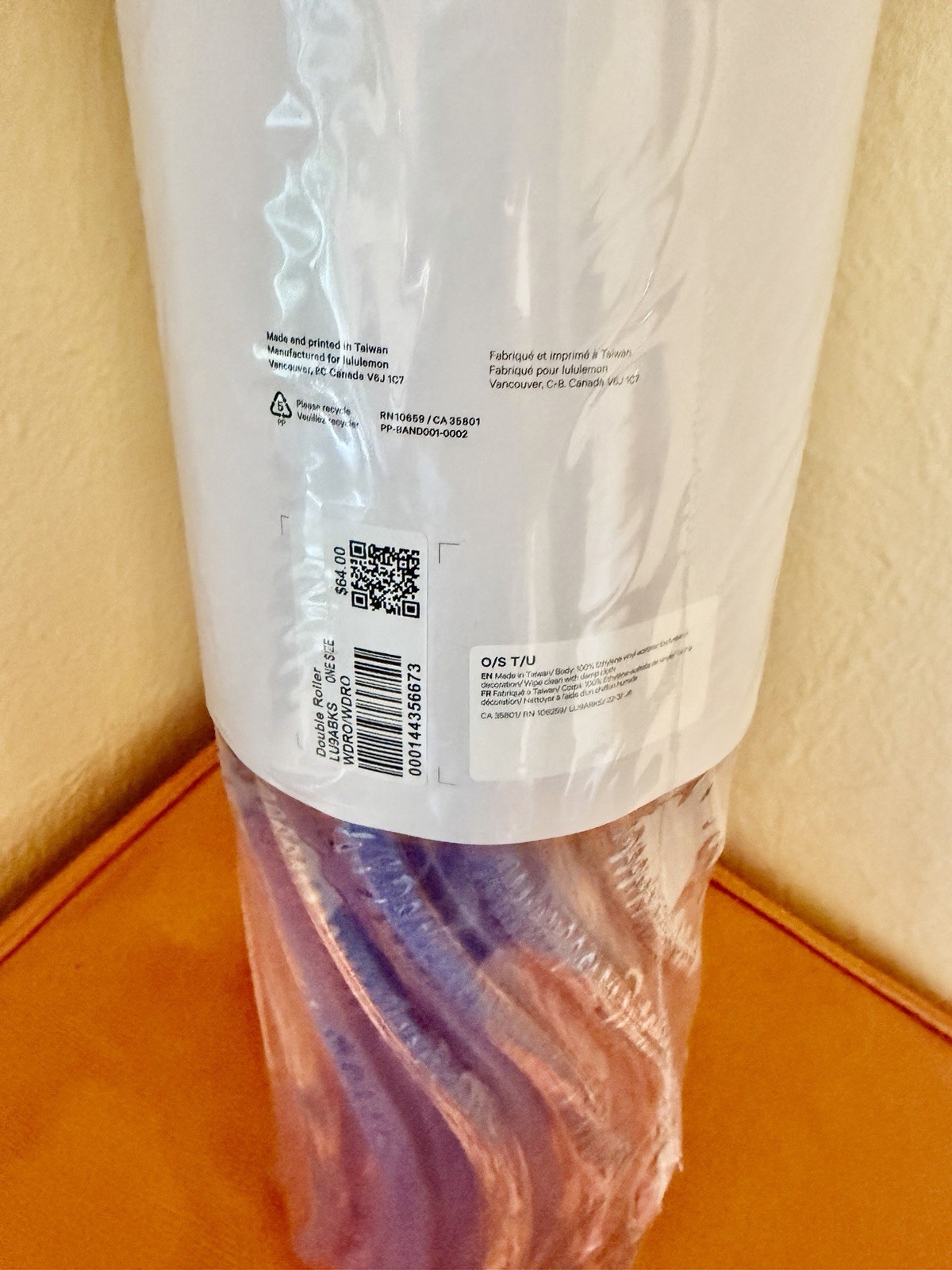 New Sealed Lululemon Double Foam Roller 20 Inch