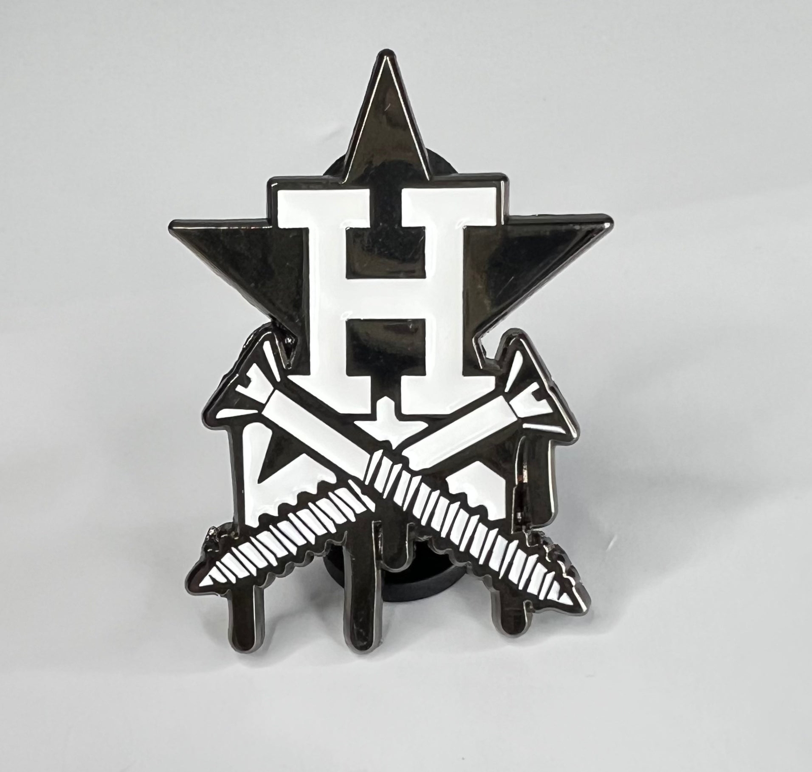 Gun Black Screwston Astros Hat Pin