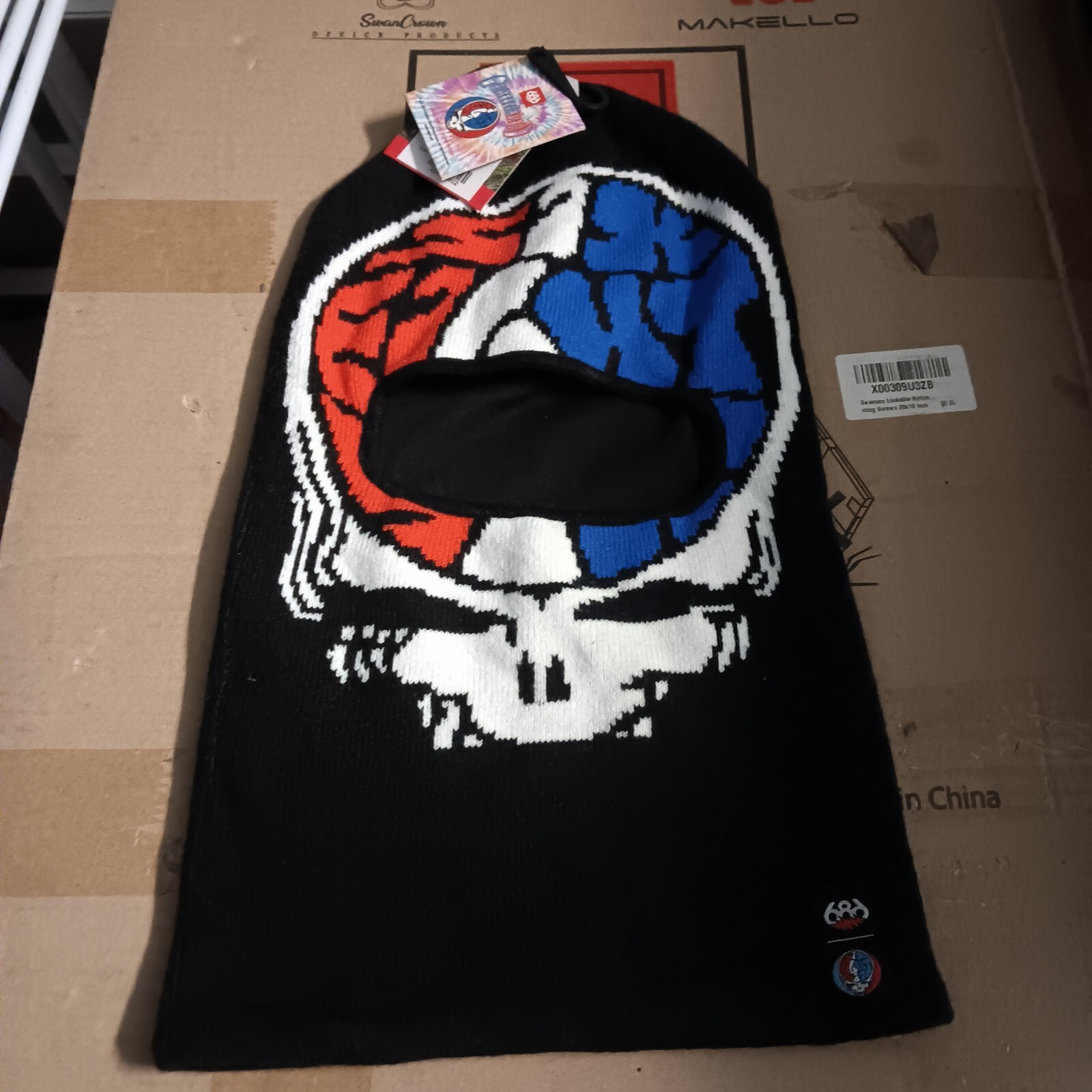Grateful Deadx686 enterprises SyF Ski Mask