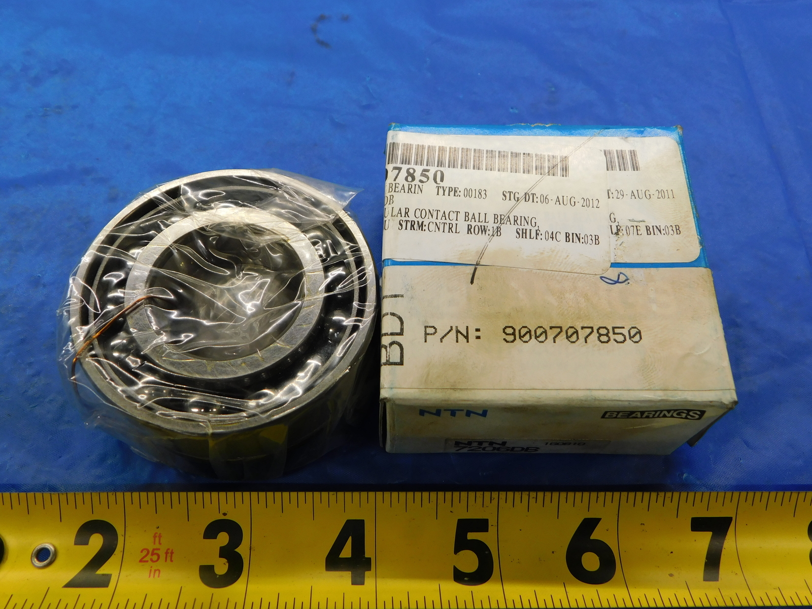 NEW NTN 7206DB ANGULAR CONTACT BALL BEARING 62mm O.D. 30mm I.D. 32mm WIDTH