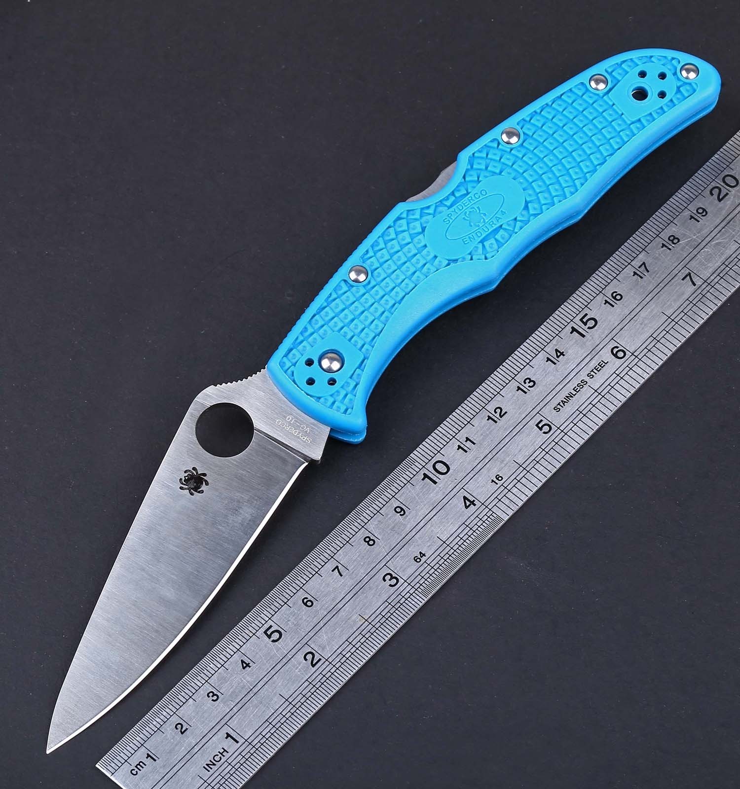 Lock back Glass Fiber Handle Light Utility Weight Long Pocket Folding Knife Gift