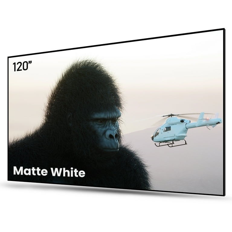 AWOL Vision - 120" Fixed Frame Projector Screen, MW-120 - NEW