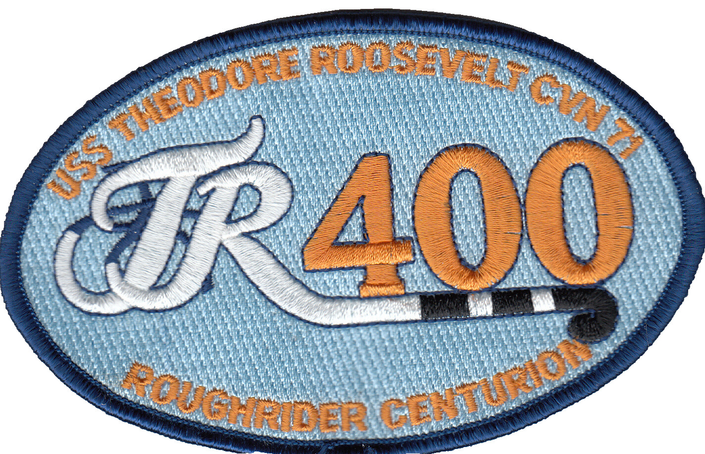 USS THEODORE ROOSEVELT 400 ROUGHRIDER CENTURION PATCH