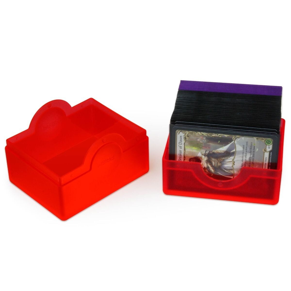 1 BCW Infra Red Matte Prism Deck Case